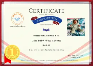 Certificate Preview