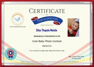 Certificate Preview