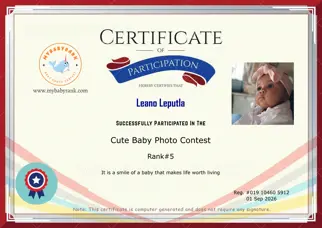 Certificate Preview