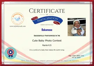Certificate Preview