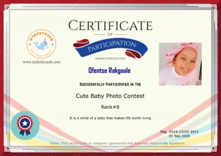 Certificate Preview