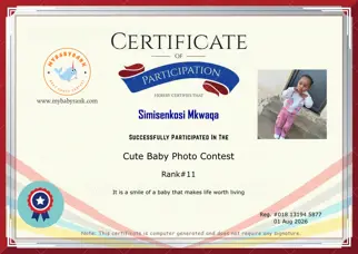 Certificate Preview