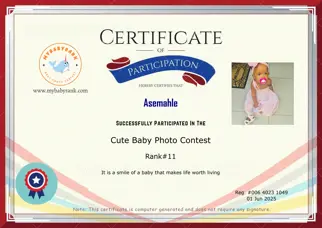 Certificate Preview