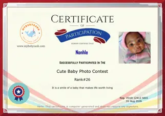 Certificate Preview