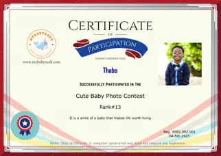 Certificate Preview
