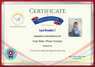 Certificate Preview