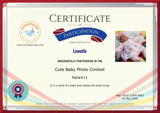 Certificate Preview