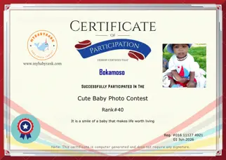 Certificate Preview