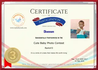 Certificate Preview