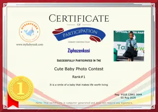 Certificate Preview