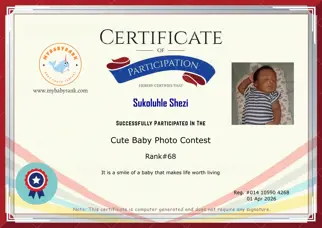 Certificate Preview