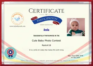 Certificate Preview