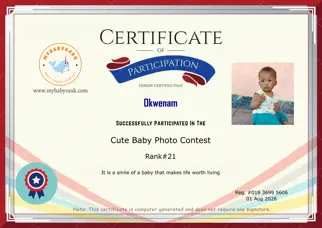 Certificate Preview