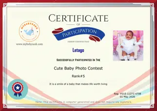 Certificate Preview