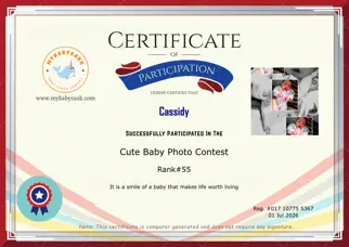 Certificate Preview