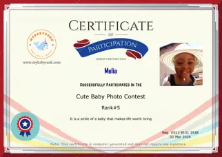 Certificate Preview