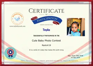 Certificate Preview