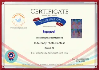Certificate Preview