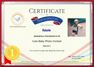 Certificate Preview