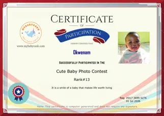 Certificate Preview
