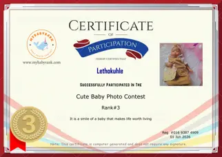 Certificate Preview