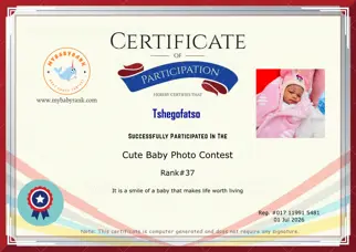 Certificate Preview