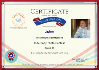 Certificate Preview