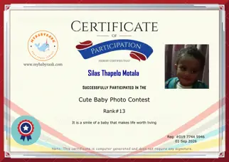 Certificate Preview
