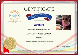 Certificate Preview