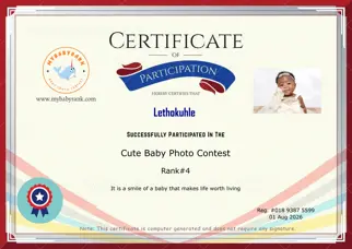 Certificate Preview