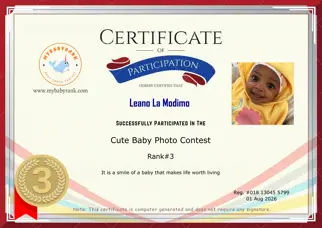 Certificate Preview