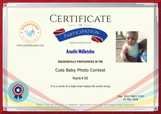 Certificate Preview