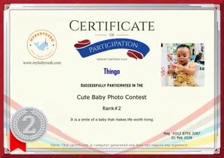 Certificate Preview